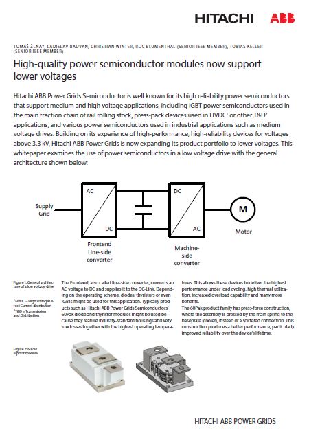 Paper - High-quality power semiconductor modules now support lower voltages.Seite 1.JPG